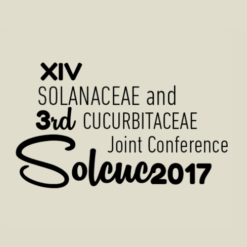 XIV Solanaceae and 3rd Cucurbitaceae Joint Conference, Valencia (Spain) 3-6 September 2017